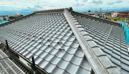 安八町F様邸の屋根工事完成写真