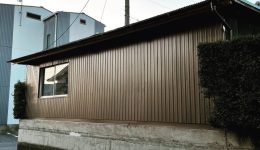 瑞穂市K様邸の物置き小屋の壁のカバー工事、施行完了後