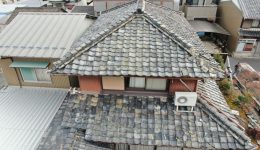 海津市I様邸　瓦屋根リフォーム工事前
