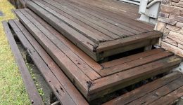 瑞穂市古橋I様邸のウッドデッキ造り替え工事