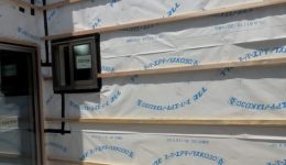 岐阜市 H様邸にて外壁板金工事