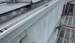 瑞穂市 K様邸にて雨漏れに伴う雨樋交換